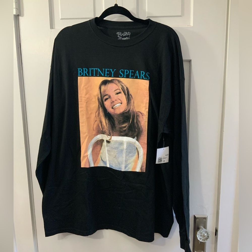 Britney Spears Long Sleeve Tee size 1X